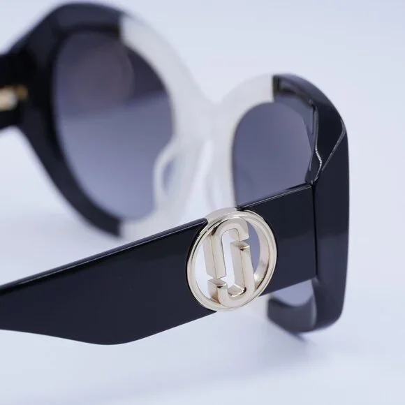 NEW MARC JACOBS SUNGLASSES WHITE BLACK WOMEN EYEWEAR MARC JACOBS MARC 722/S 0CCP Marc Jacobs Women main image 2